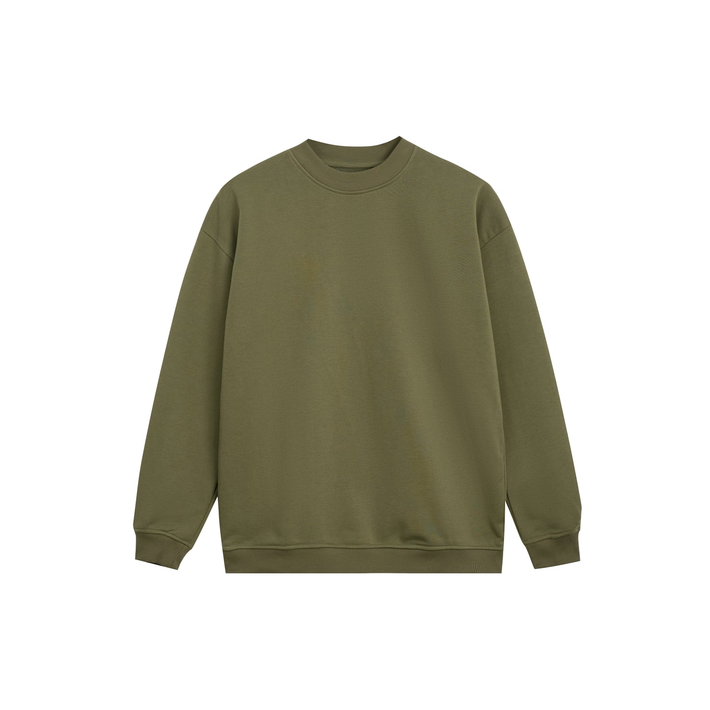 Luxury Blank 100% Cotton Curved Hem Hoodie - Modern Streetwear Design | Premium Pullover Sweater - Green - Voila Finest