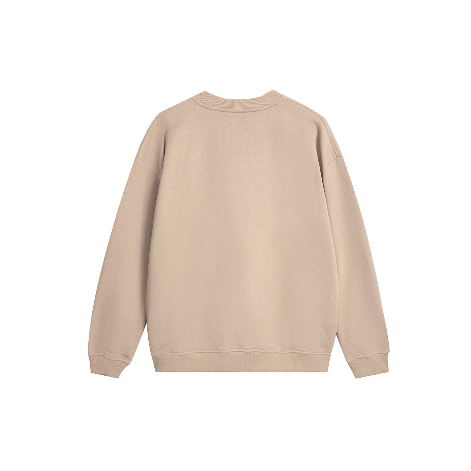 Luxury Blank 100% Cotton Curved Hem Hoodie - Modern Streetwear Design | Premium Pullover Sweatshirt Light Brown - Voila Finest