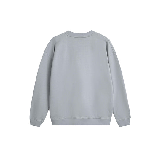 Luxury Blank Sweater Grey - Voila Finest