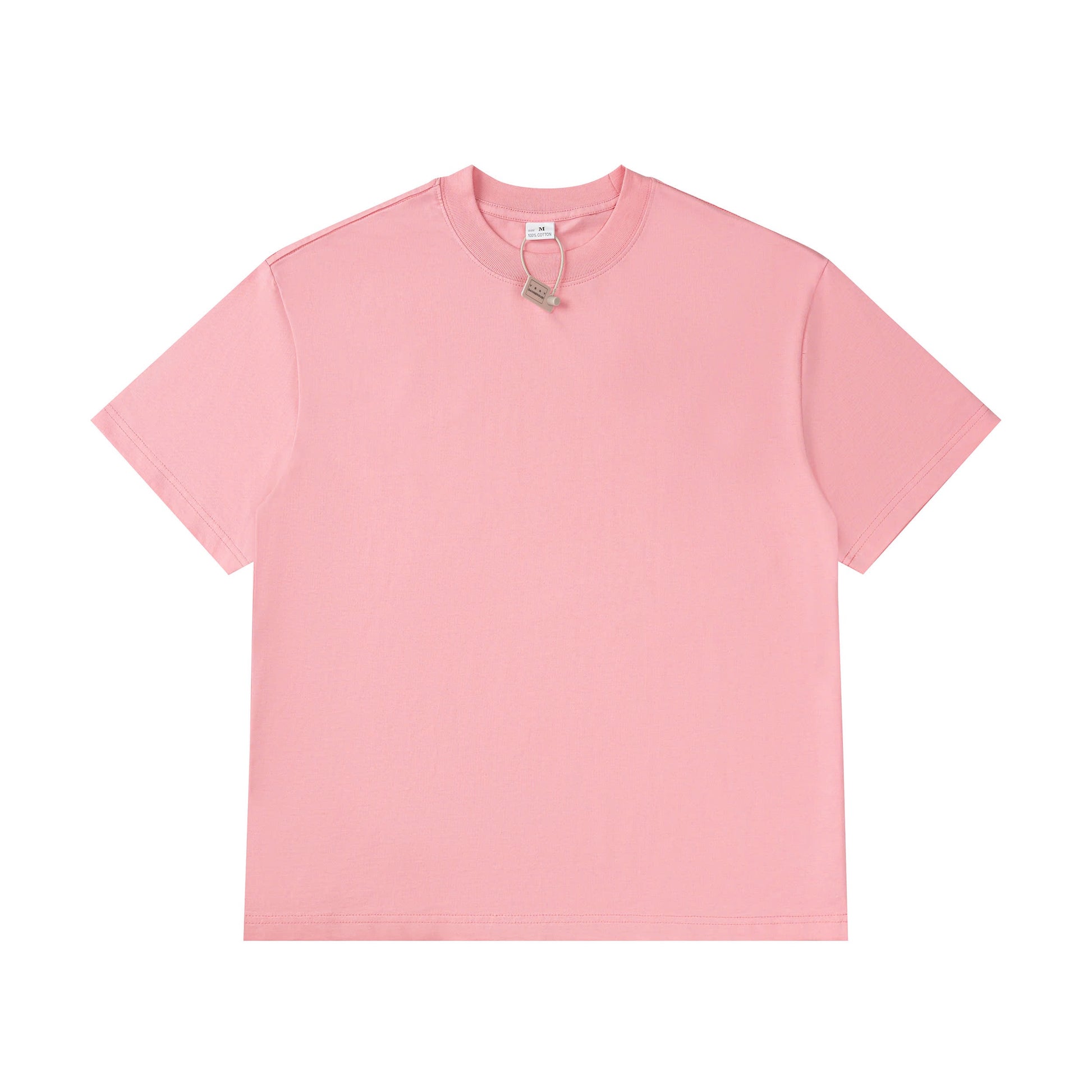 Luxury Blank 100% Cotton Pink T-Shirt - Soft & Durable Classic Crew Neck Essential - Voila Finest