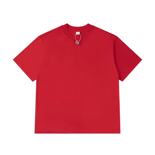 Luxury Blank 100% Cotton Red T-Shirt - Soft & Durable Classic Crew Neck Essential - Voila Finest